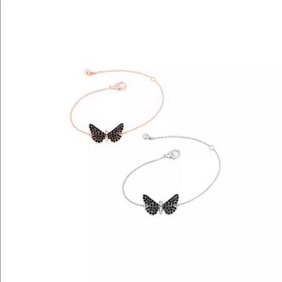 Rose Gold Black Butterfly 🦋 Bracelet - Picture 2 of 8